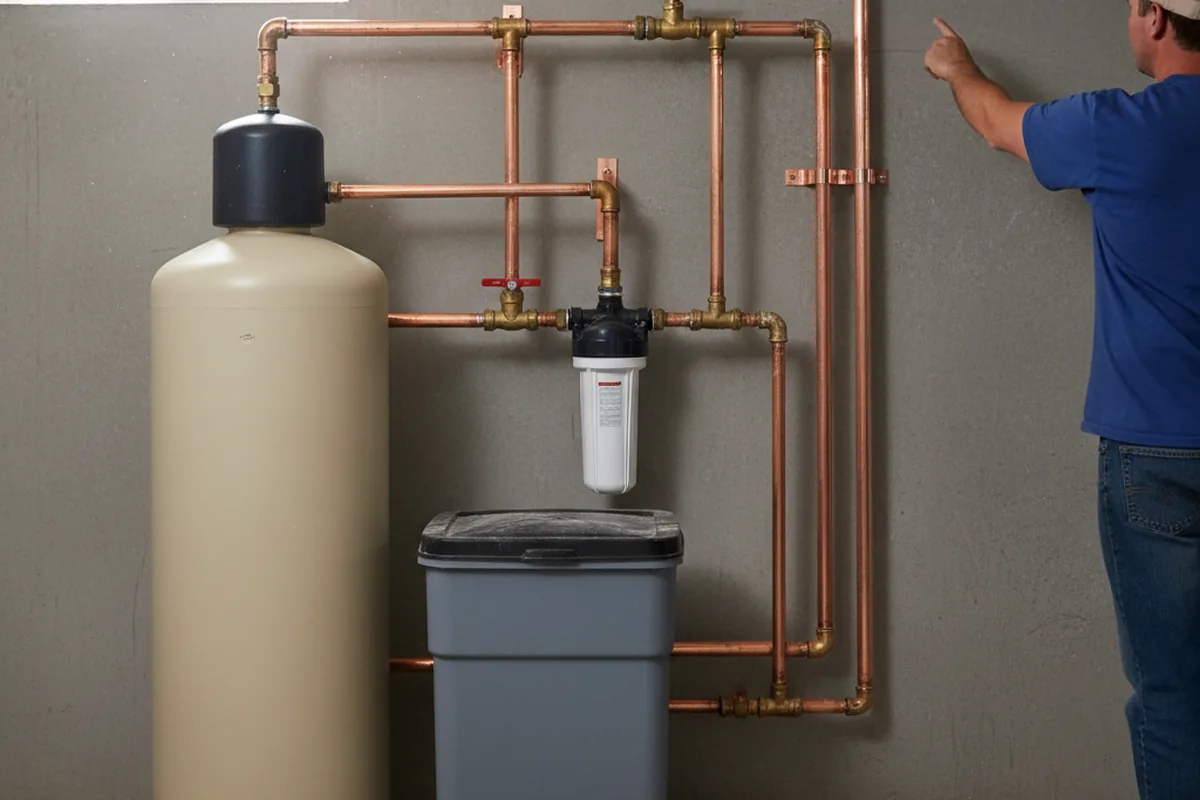 Whole-house water treatment system installed in Fort Lee